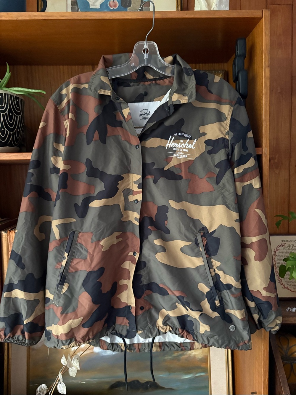 Gorpcore Herschel Supply Camo Windbreaker Coach Jacket S